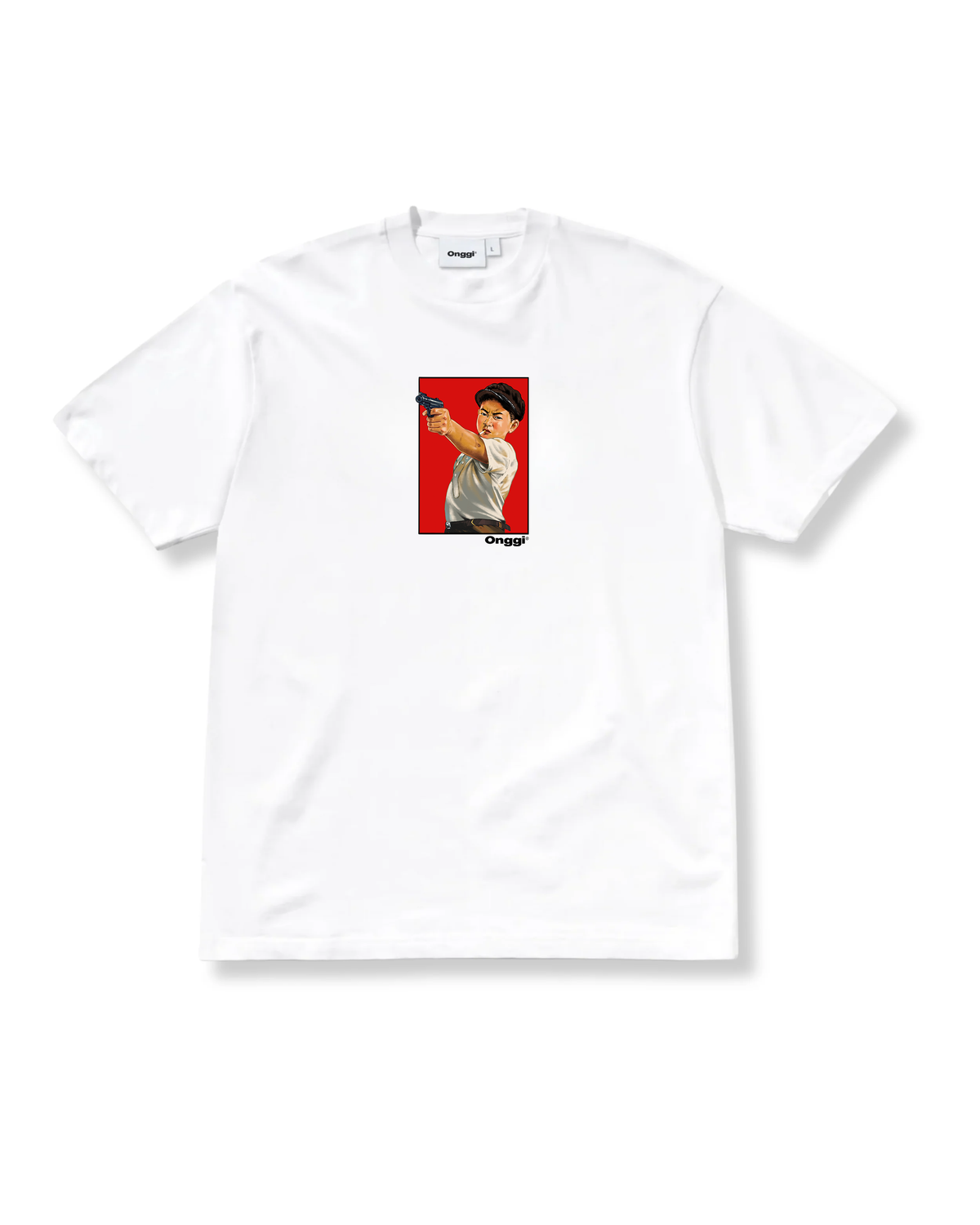 POPPING OFF TEE - WHITE