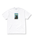 SMOKING CAT TEE - WHITE
